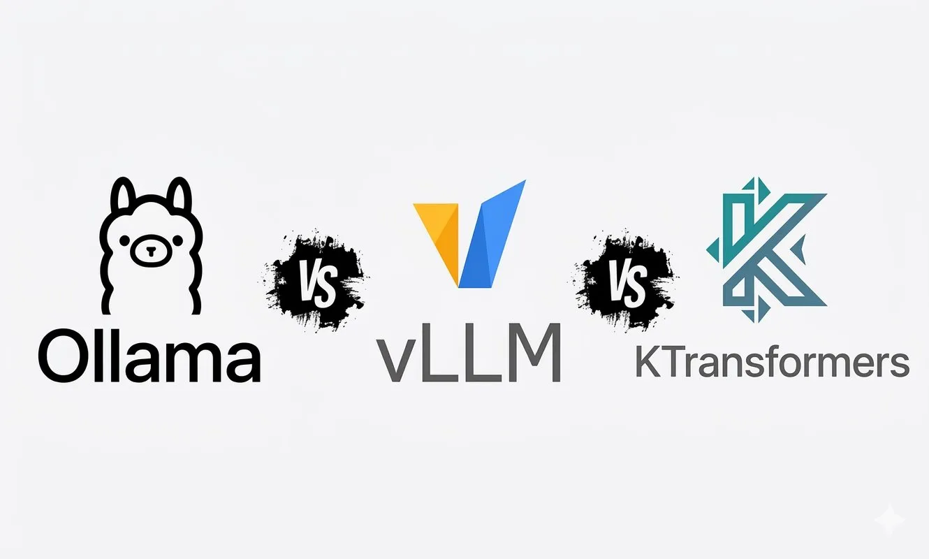 Ollama vLLM KTransformers LLM 비교